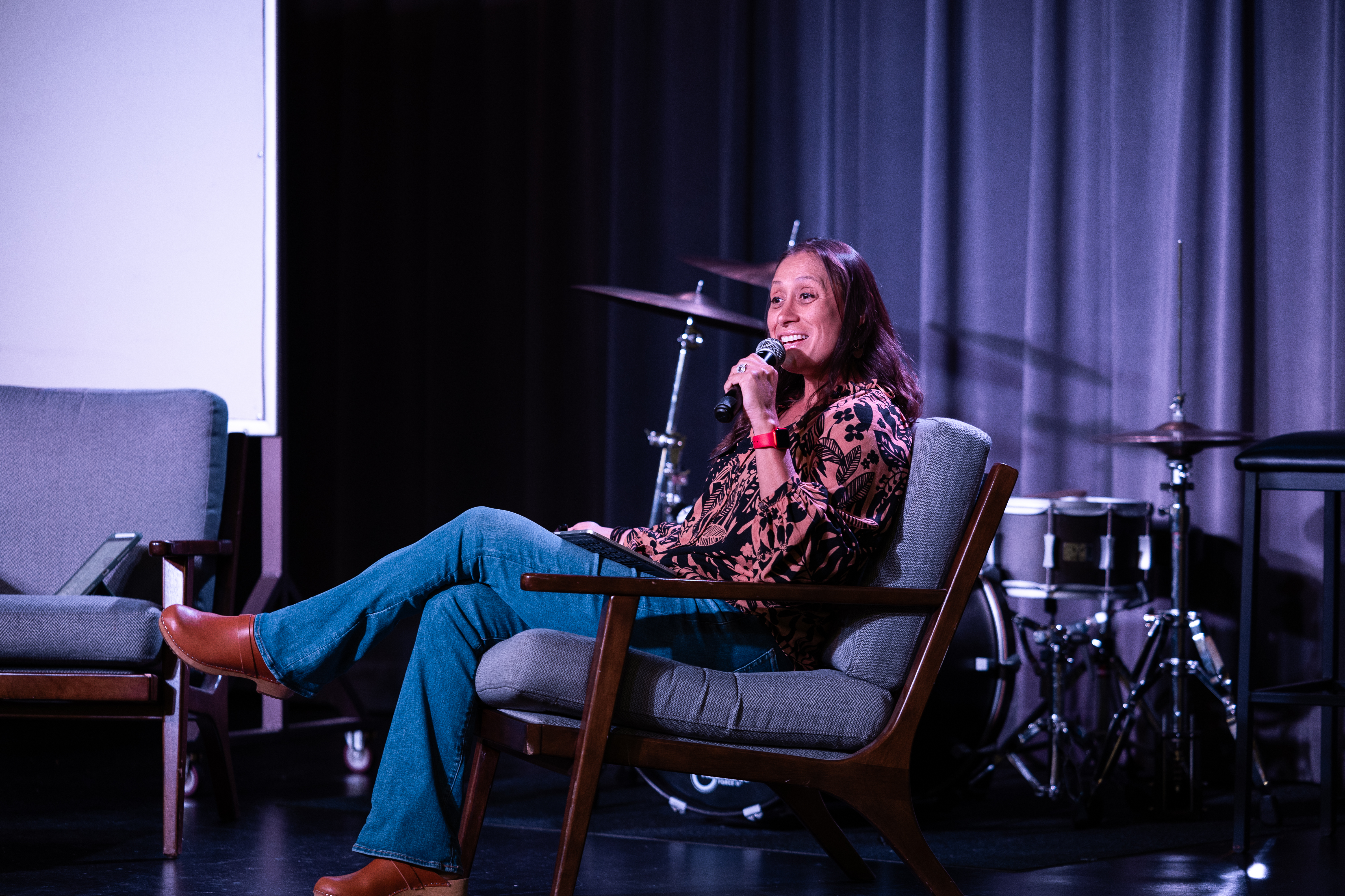 Community members connecting at a Pure Desire event