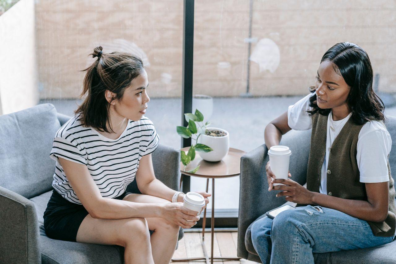 A Pure Desire group meeting in conversation
